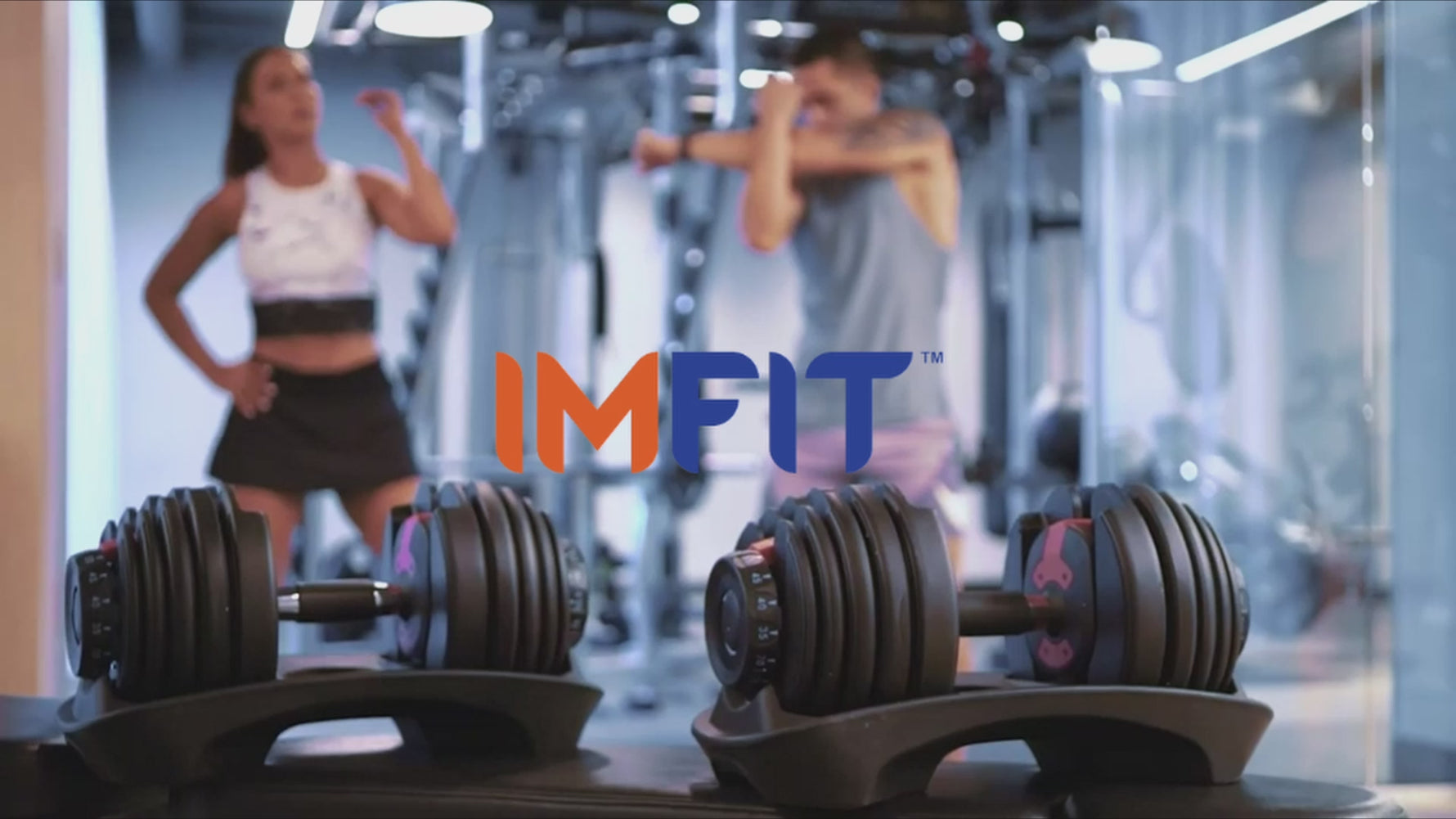 IMFIT Adjustable Dumbbell Set (5-52.5 lbs)