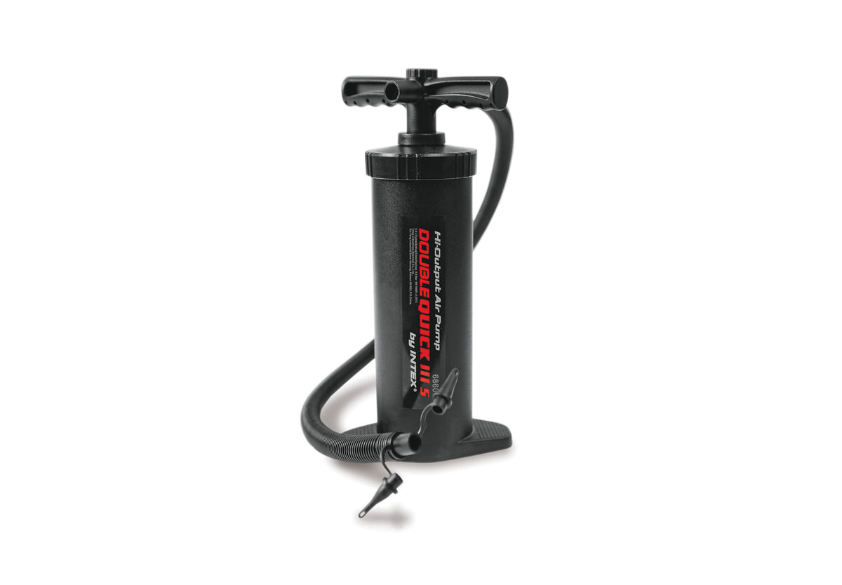 Intex Double Quick III S Hand Pump, air pump, mattress air pump, airbed pump, swimming pool pump, inflatable swimming pool pump, portable air pump, multi-purpose air pump