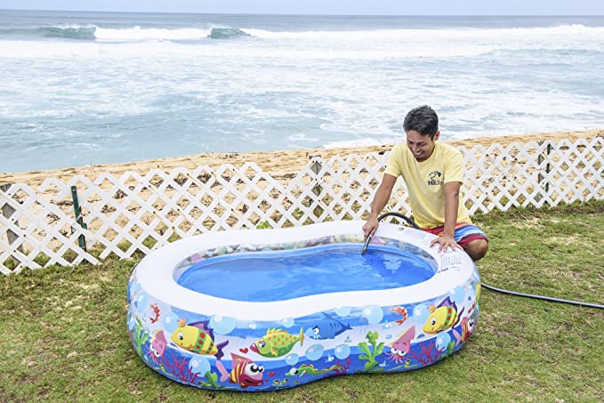 Piscine extérieure pour enfants Ocean 8 5,7 pi x 3,5 pi x 1,5 pi (L x l x H)