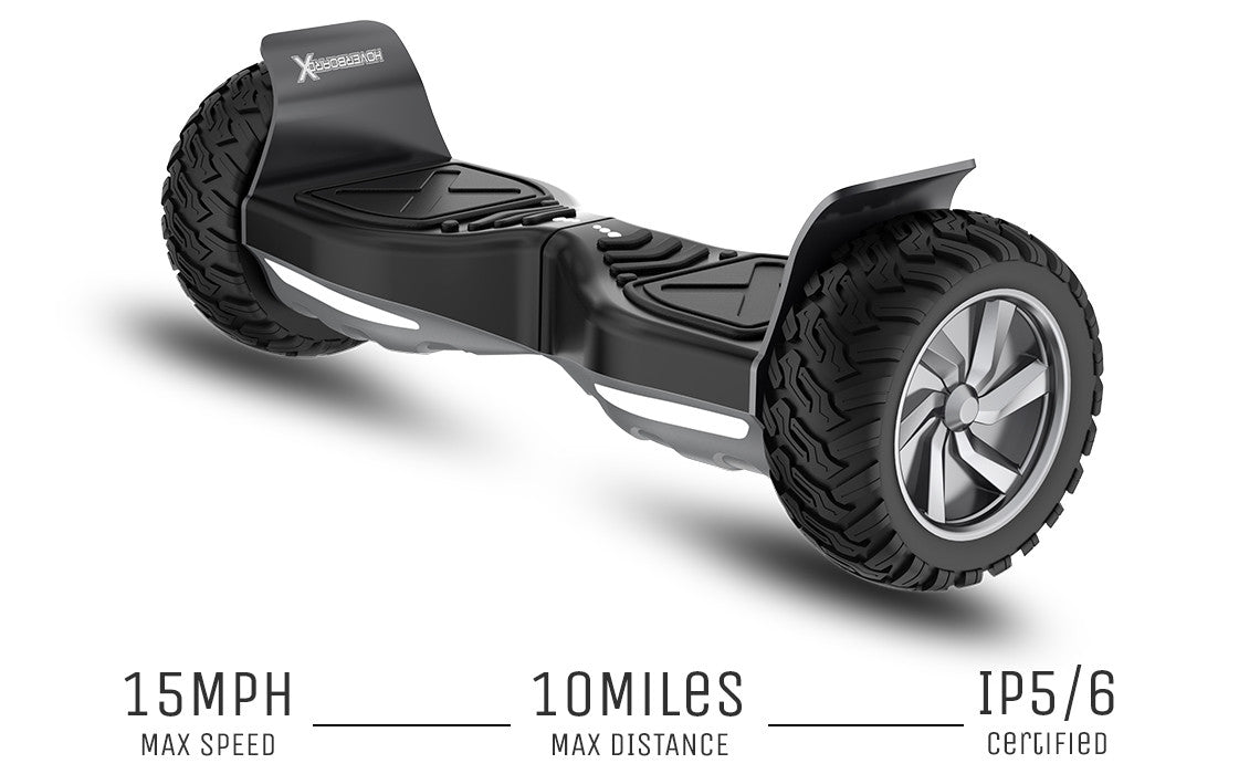 Bluetooth 8.5 inch Hoverboard outdoors black