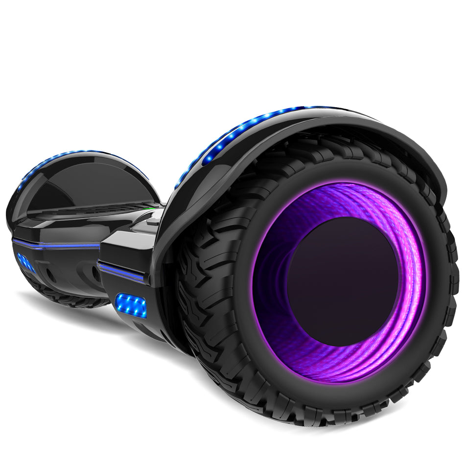 Gyrocopters 8FINITI All Terrain Hoverboard- Black (New Version) | 10 km/h Speed | 12 km Range
