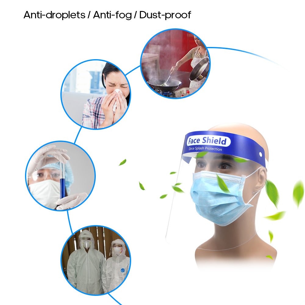 anti-fog face shield, dust proof face shield, anti droplets face shield