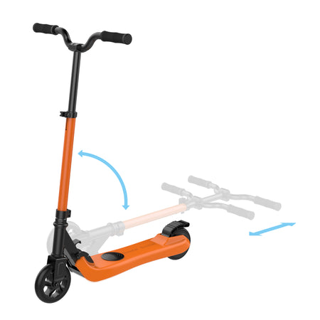 orange kids scooter, kids scooter online, electric scooter for teens, cheap kids scooters