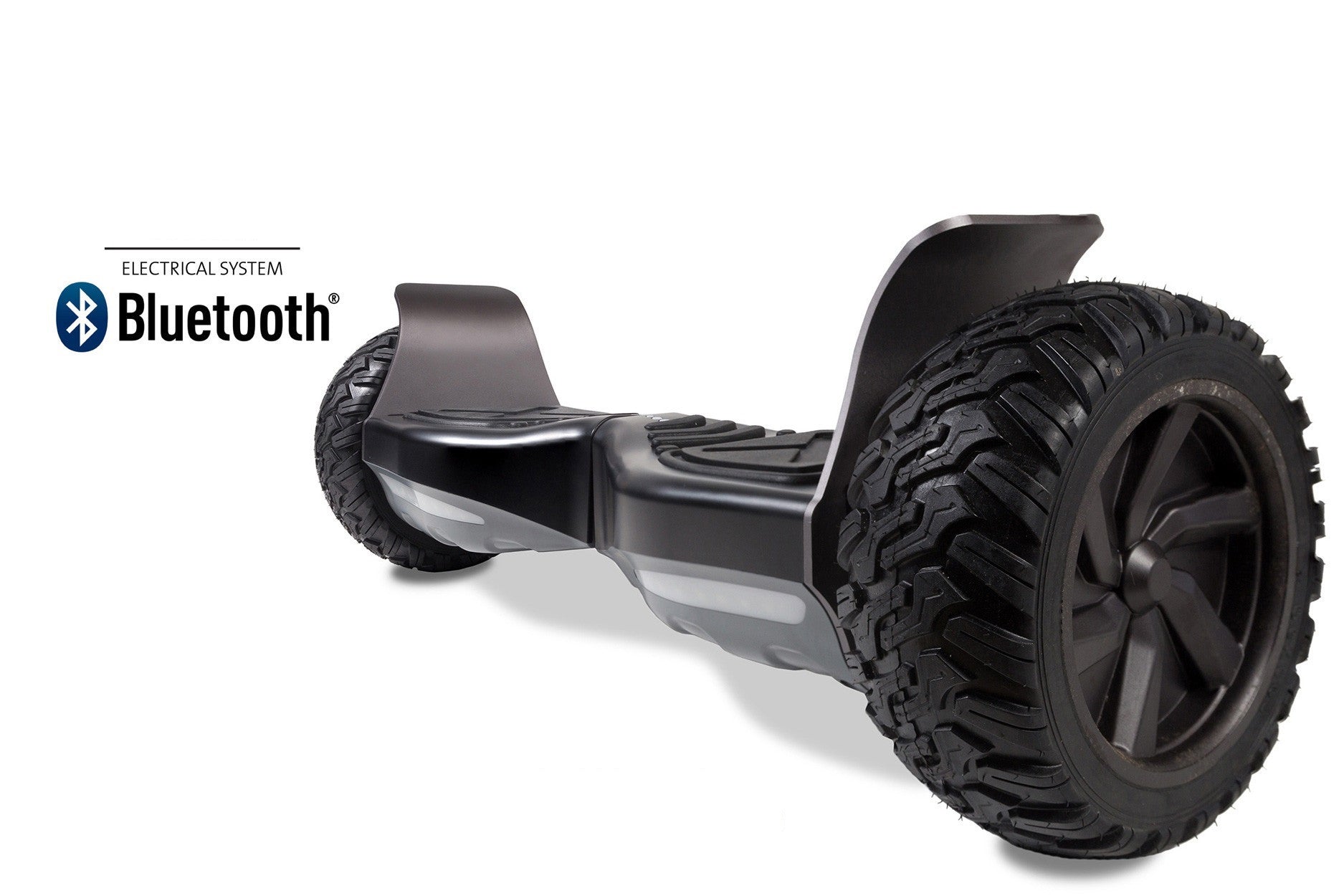 Bluetooth 8.5 inch Hoverboard outdoors black