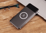 wireless powerbank, wireless charging, micro usb charging, 10000 mah