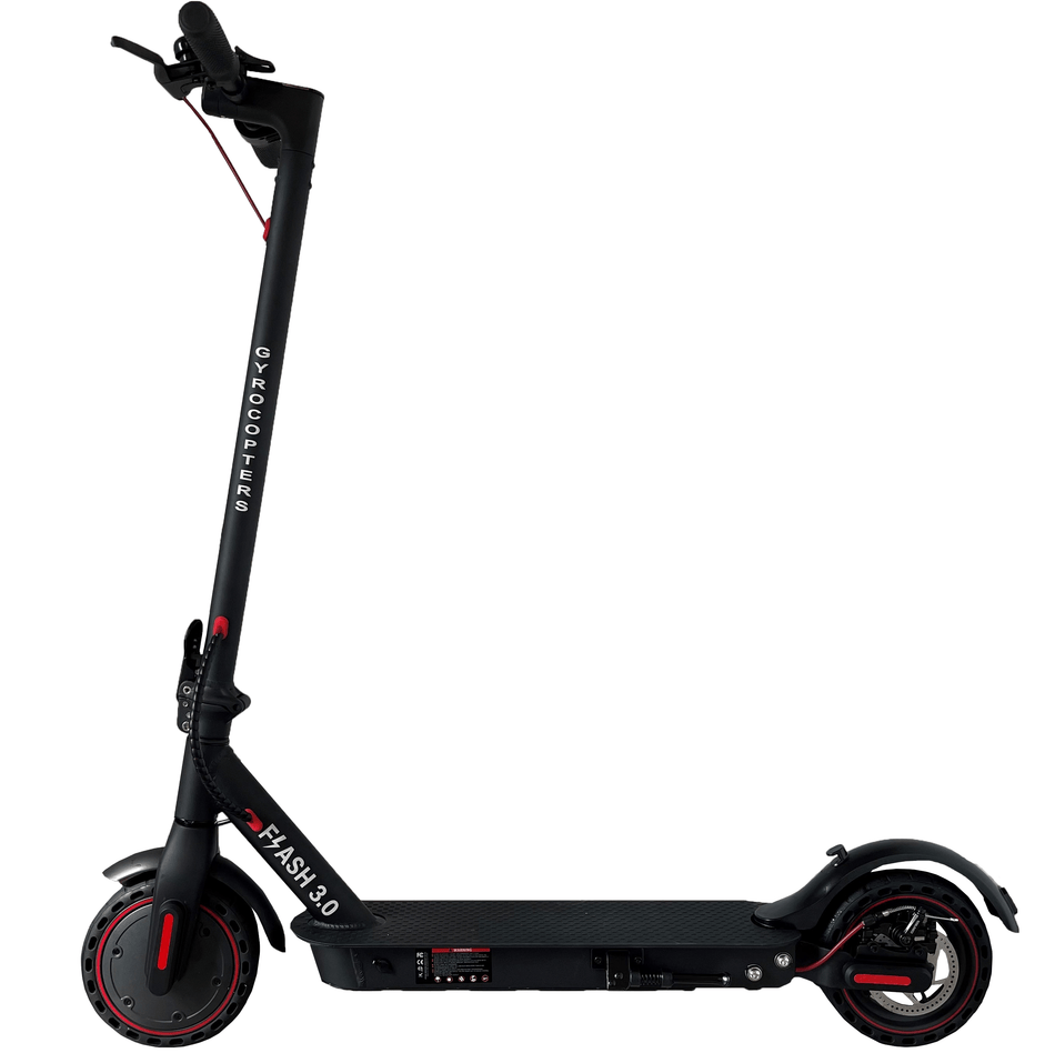 Re-certified  Gyrocopters Flash 3.0 Portable Electric Scooter I Range 22-28 km l Speed 25 kms I 350 W Motor