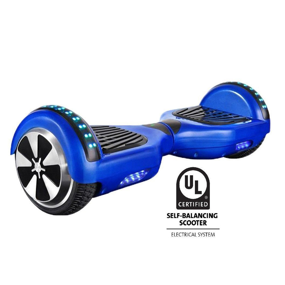 Gyrocopters PRO 2.0 Hoverboard - UL 2272 Certified with Bluetooth, APP, LED lights and No Fall Technology (Blue)