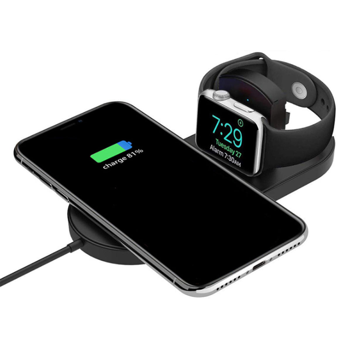 iphone x wireless charger, smart phone wireless charger, charging pad, iphone charging pad, apple watch stand