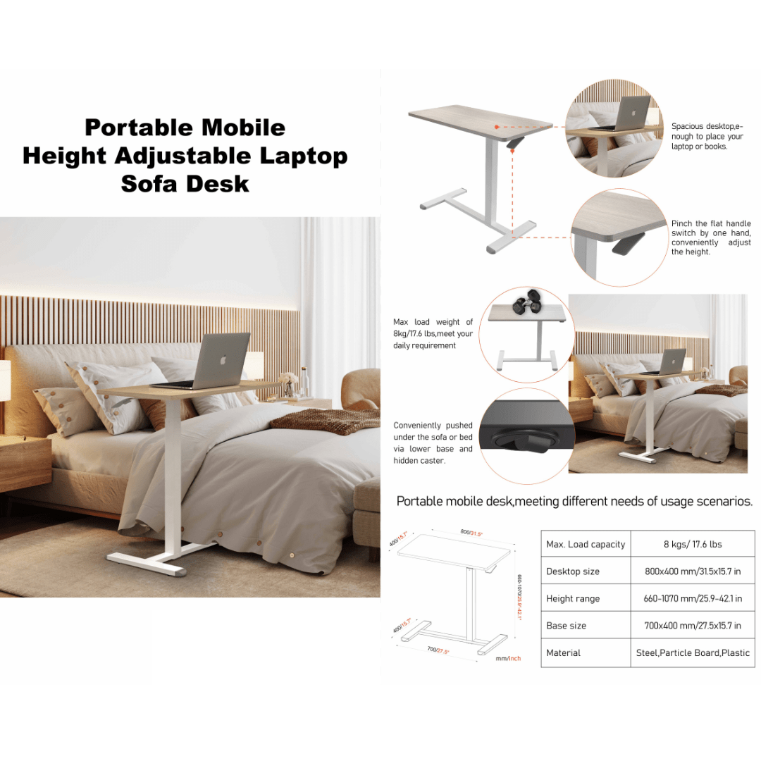 IMHome Adjustable Standing C-Desk