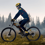 Re-Certified Gyrocopters Brio Mountain Electric Bike| Speed up to 32km | Range up to 60 km| Dual Disk Brakes & Suspension |Shimano Speed Gears Mountain E-bike
