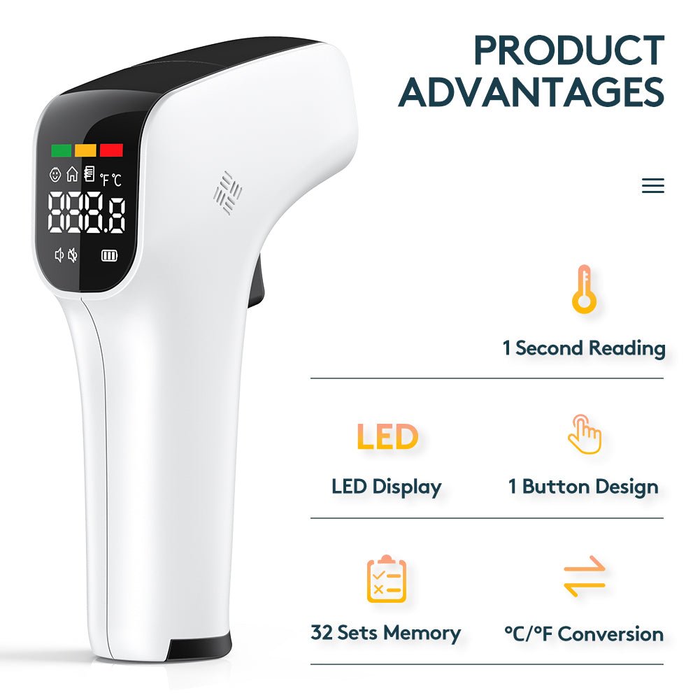 contactless thermometer, infrared temp gun