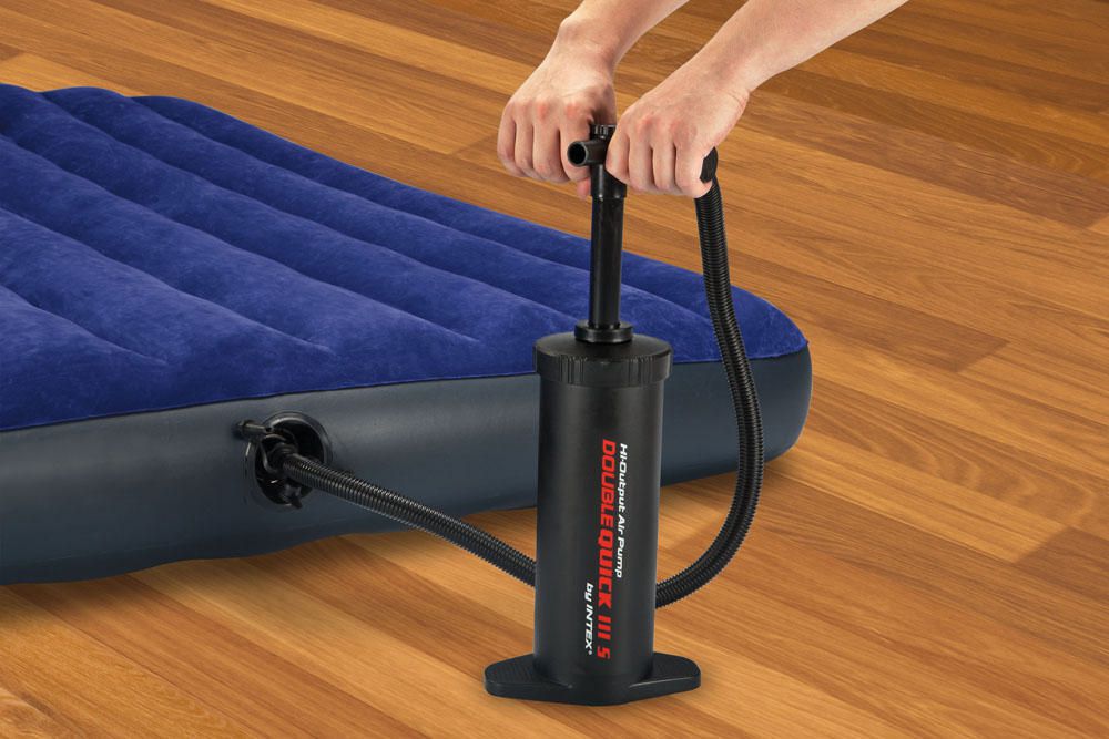 Intex Double Quick III S Hand Pump, air pump, mattress air pump, airbed pump, swimming pool pump, inflatable swimming pool pump, portable air pump, multi-purpose air pump