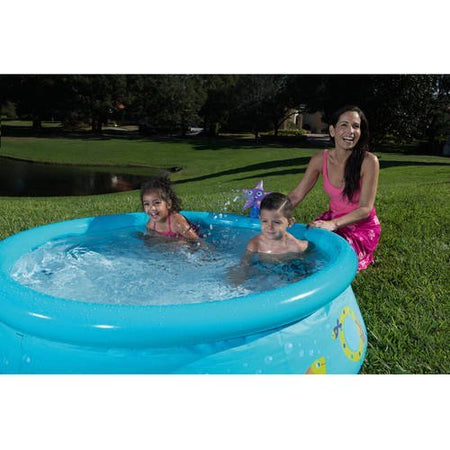 H2OGO! My First Fast Set Starfish Spray Kiddie Pool, inflatable kiddie pool, portable swimming pool, pool for kids, backyard above ground pool for kids, small kiddie pool, H2OGO! swimming pool for kids, outdoor pool, outdoor kiddie pool