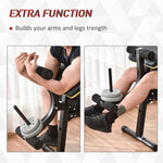 IMFIT Adjustable Sit-Up Bench l Weight Capacity 264lbs l 3-Angle Adjustable Backrest For Multi-Functional Heavy-Duty Workout And Dumbbell Rows