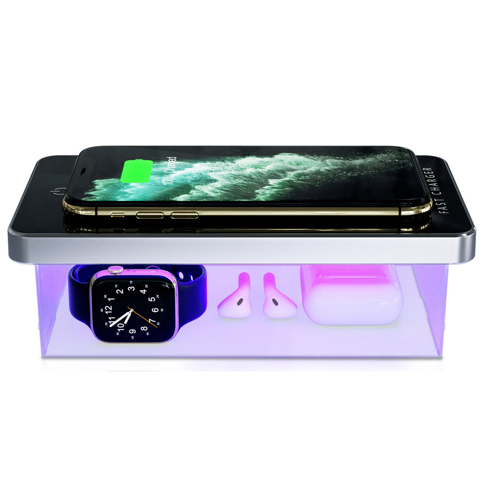 UV Portable Sterilizer Box with Fast Wireless Charger