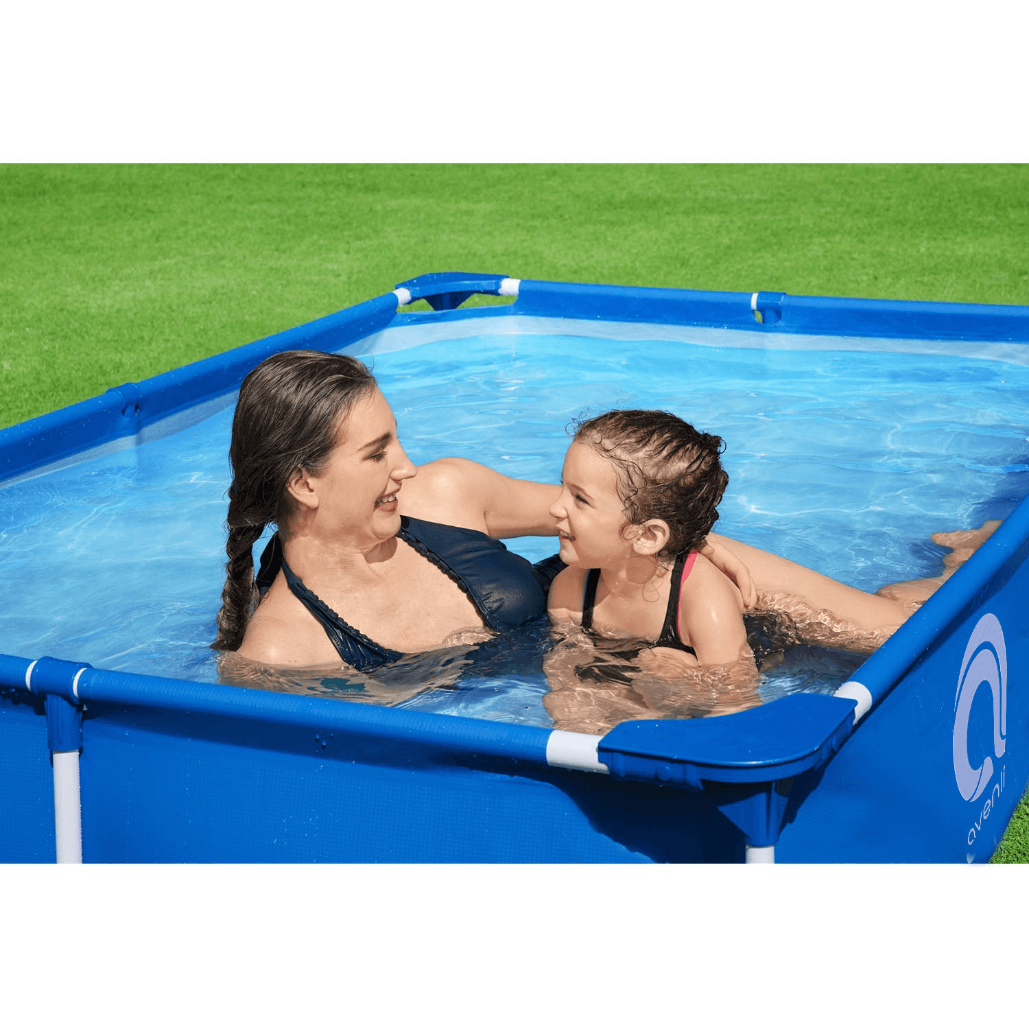 Avenli Steel Pro Piscine Hors Sol Pour Enfants 6.1ft x 4.1ft x 1.3ft