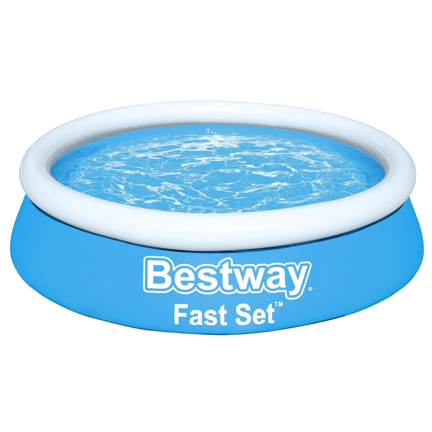 Bestway Fast Set Round Inflatable Swimming Pool for Kids and Adults, fast setup inflatable pool, backyard inflatable pool, small pool for kids, strong inflatable kiddie pool, bestway inflatable pool, portable swimming pool