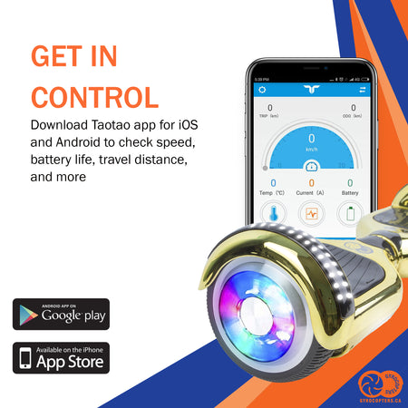 Gyrocopters Hoverboard with bluetooth speaker, hoverboard with led lights, cheap hoverboard with bluetooth, cheap hoverboard in toronto, safe hoverboard, Gyrocopters Pro 4.0 hoverboard, best hoverboards in Canada, hoverboard with app